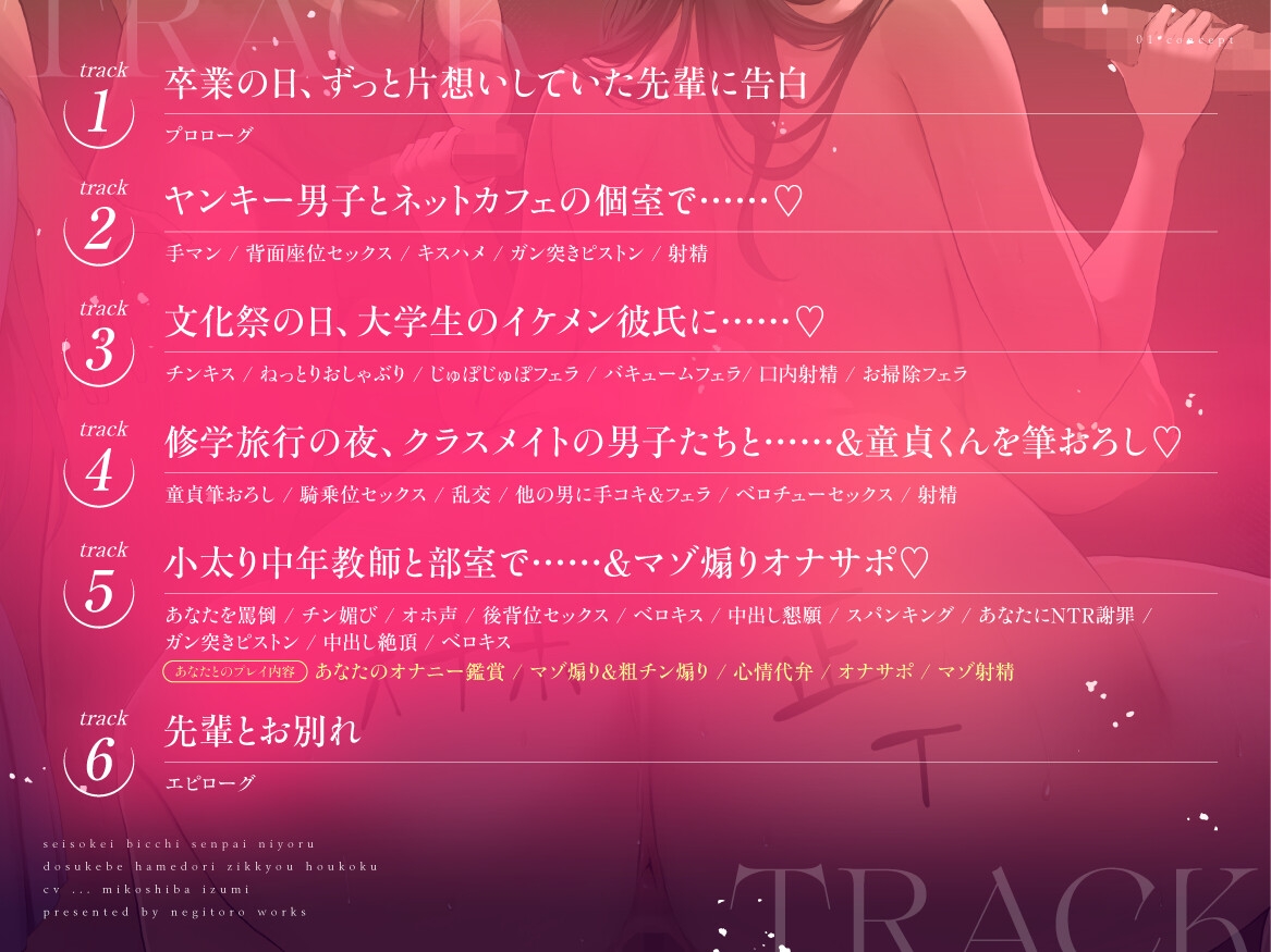 【BSS】清楚系ビッチ先輩によるドスケベハメ撮り実況報告