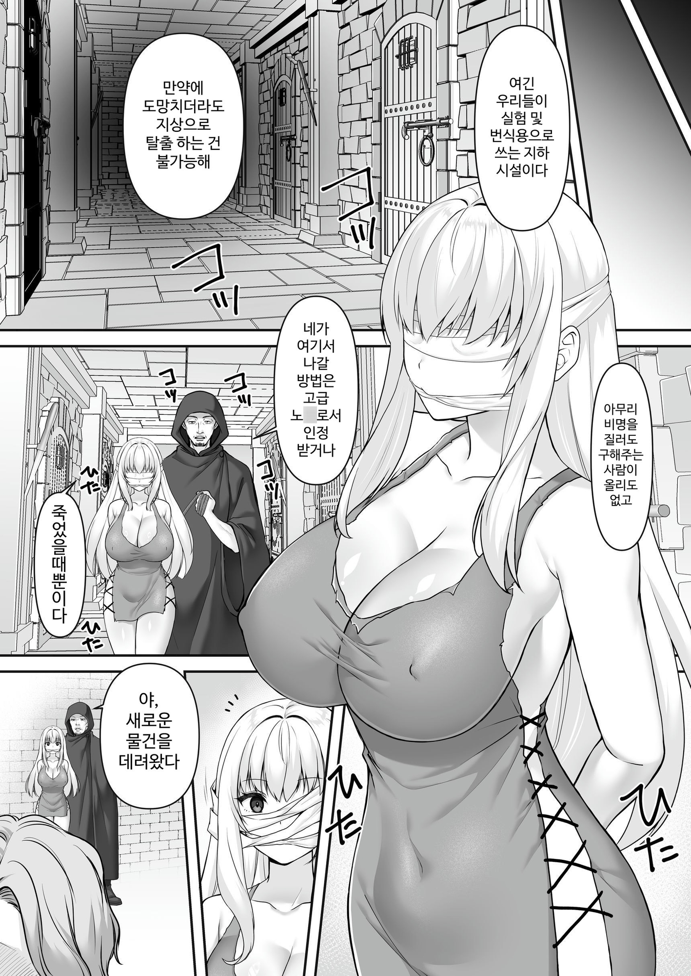 【韓国語版】遮断賢者 ～百年生きた女賢者は囮捜査で感覚遮断魔法を使います～