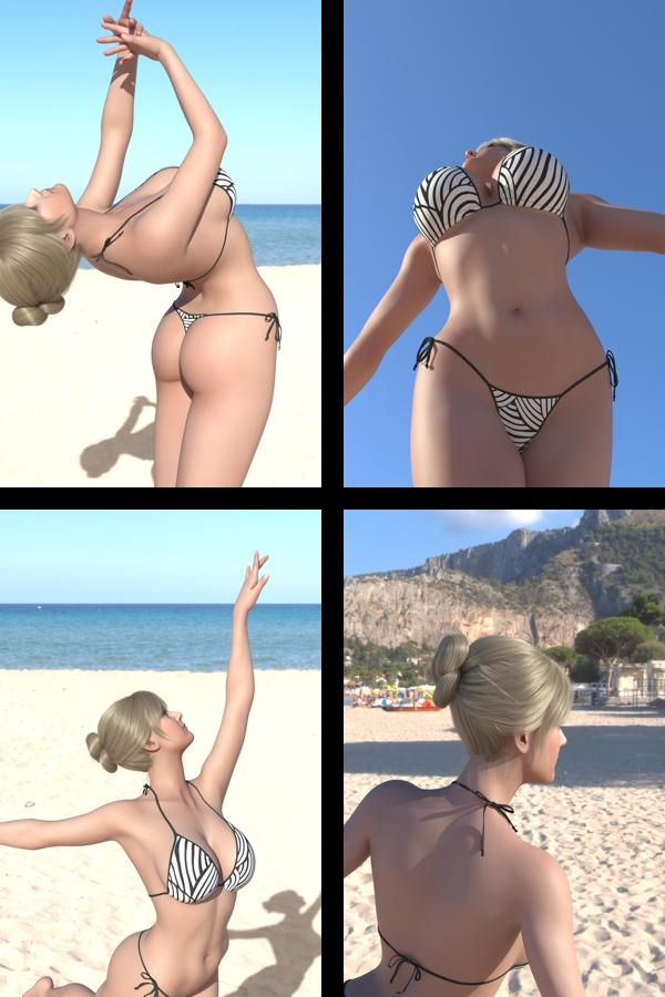 才色兼備の北米女教師エレン先生の水着モデル風写真集Teacher_01