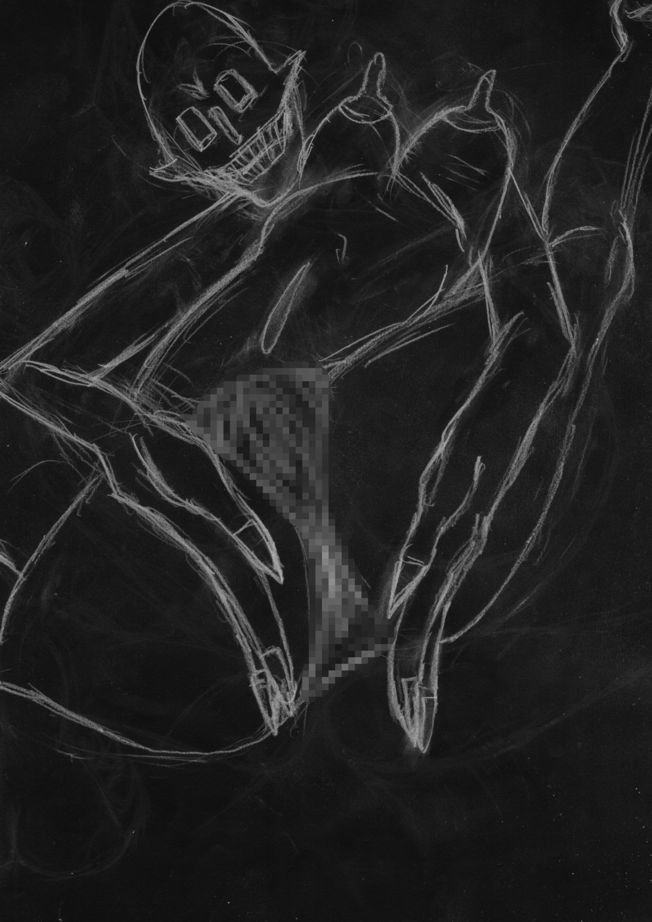 黒よりも黒いエロティックホラー黒戯絵集「マネキンポーズ4」