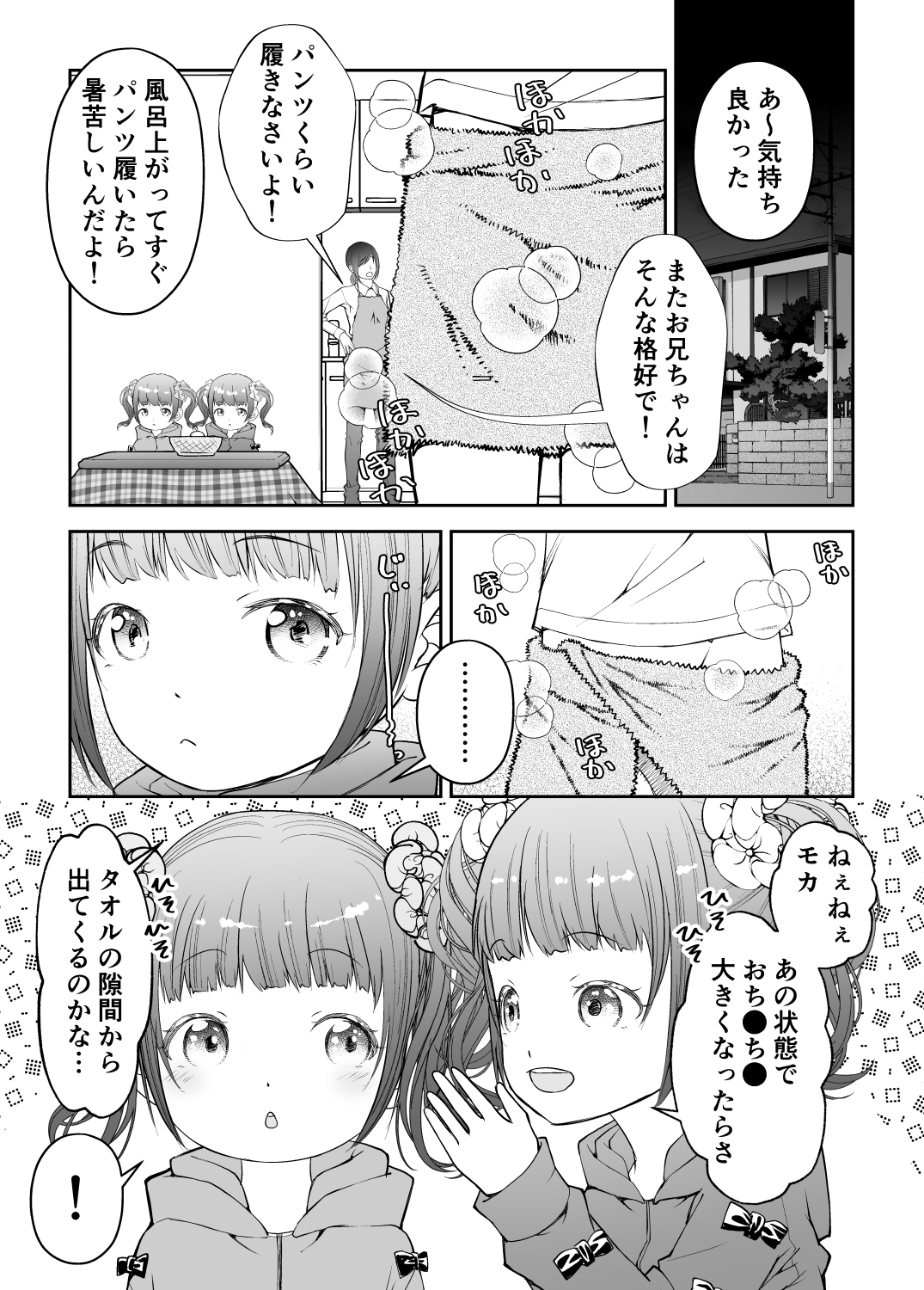 妹たちが風呂上りも俺のちんこで自由研究して困る