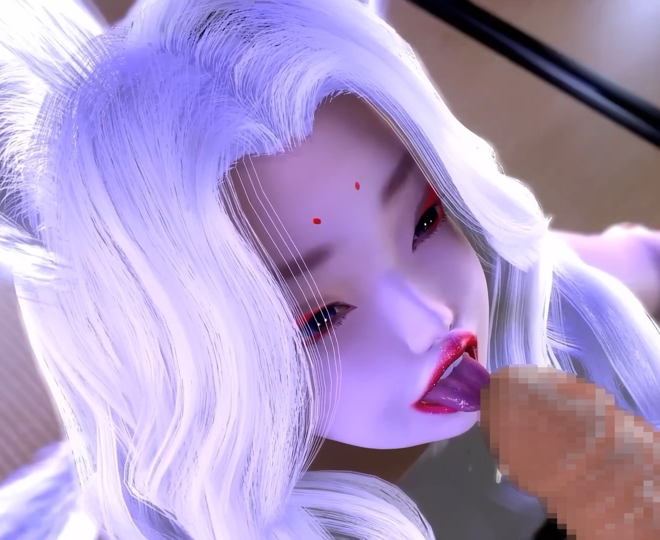 無法逃脫天狐娘娘:妖艷且豐滿的狐妖的誘惑的感性舔舐與榨精