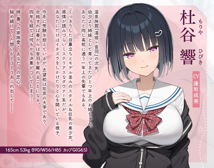 雪恋おま○こフレンズ ～先に仕掛けたのは響お姉ちゃん・ダウナー姉の甘煽り搾精…でも底なし精力なのでいつのまにか分からせてました。～