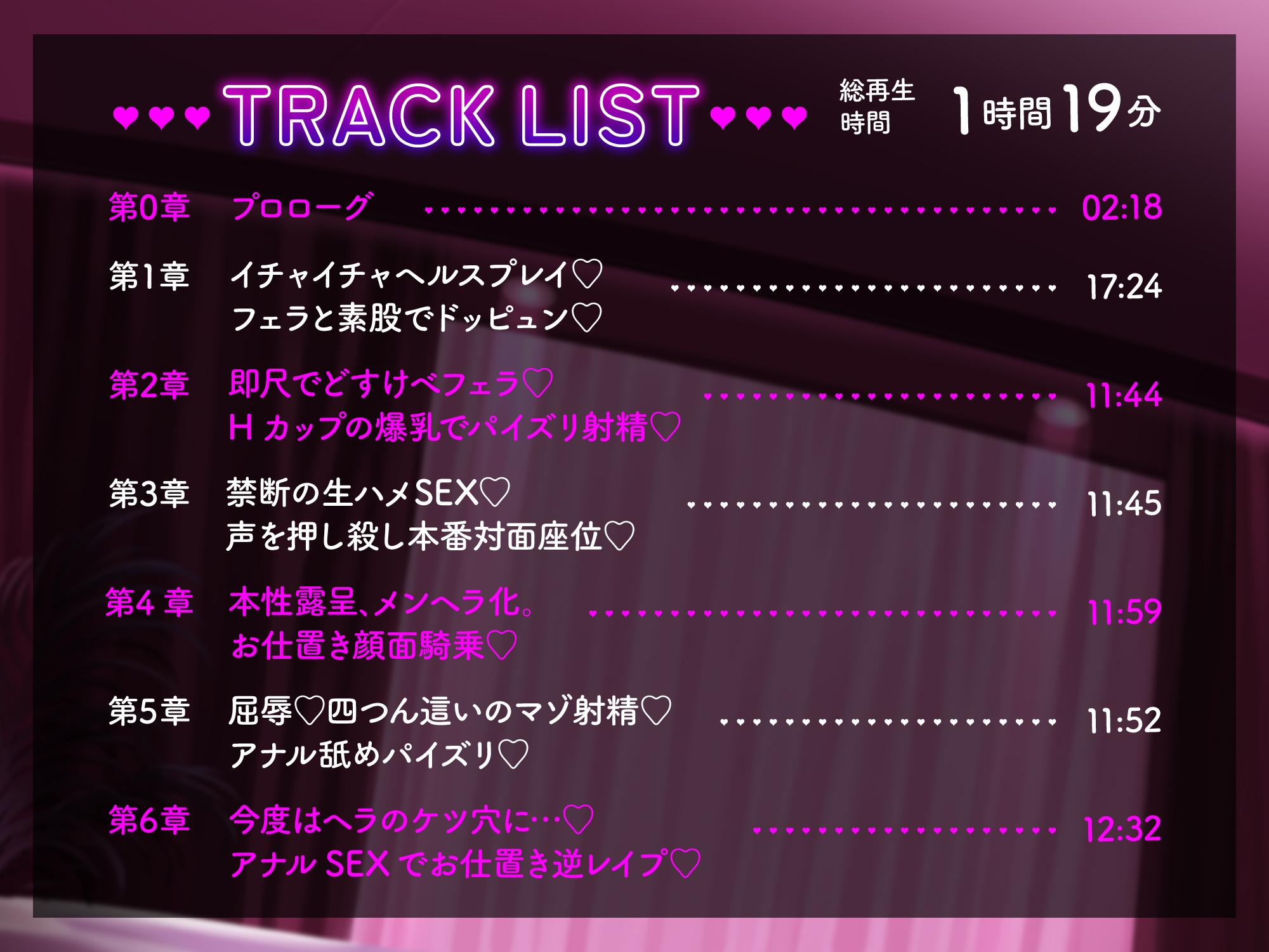 【メンヘラ×逆レ○プ】メンヘラ風俗嬢の重愛。他の子を指名したあなたへの罰は連続逆レ○プ♡