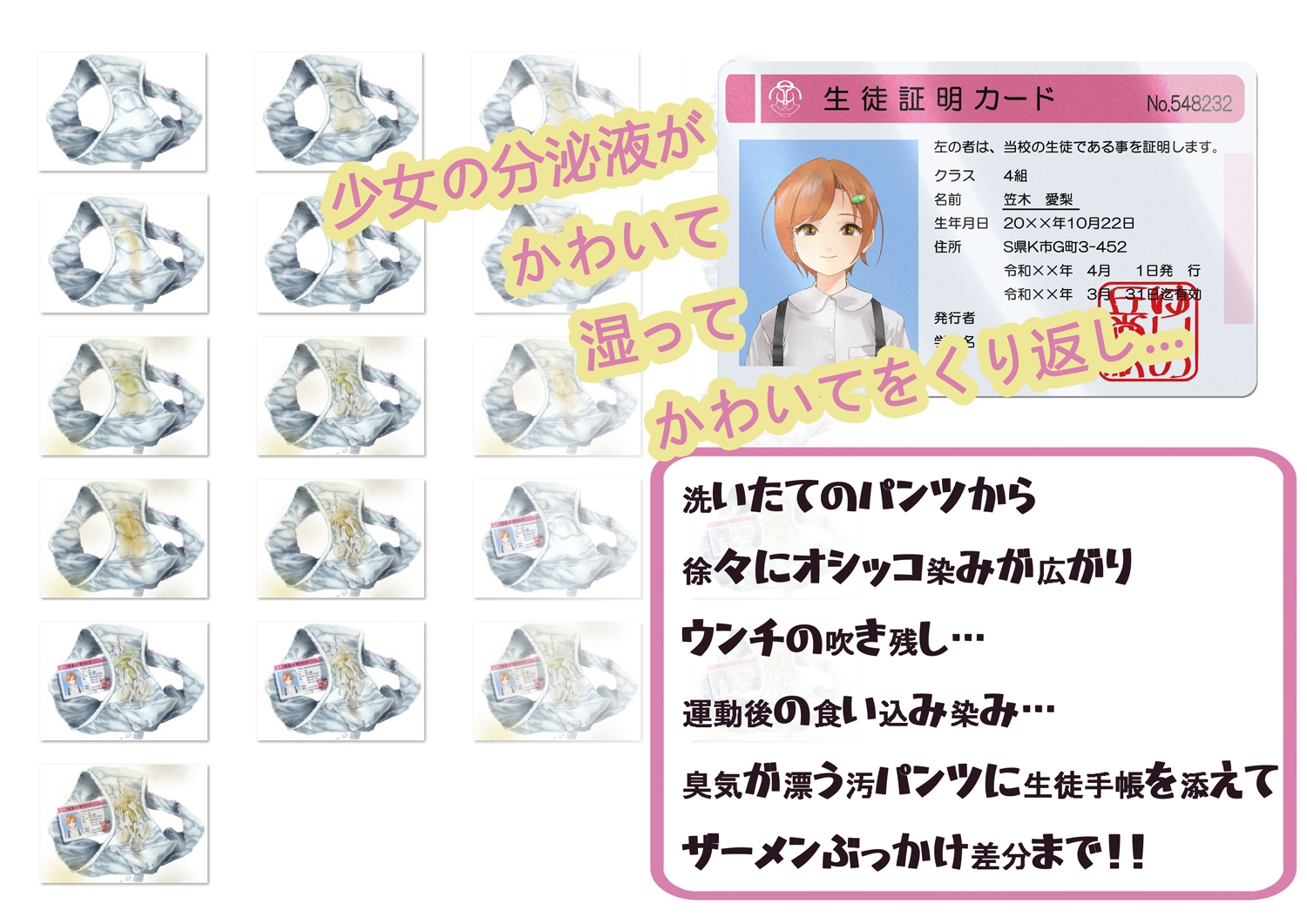 しゅくだいぱんつ「あいり」