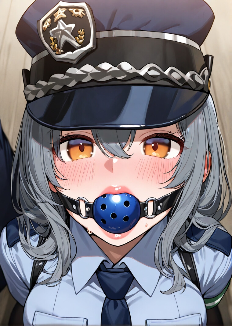 「むぐぅううう！」ボールギャグ噛まされ、縄で緊縛、こちょこちょくすぐり責め～ 正義の婦警が無様に溶ける夜！【猿轡ボイスあり】