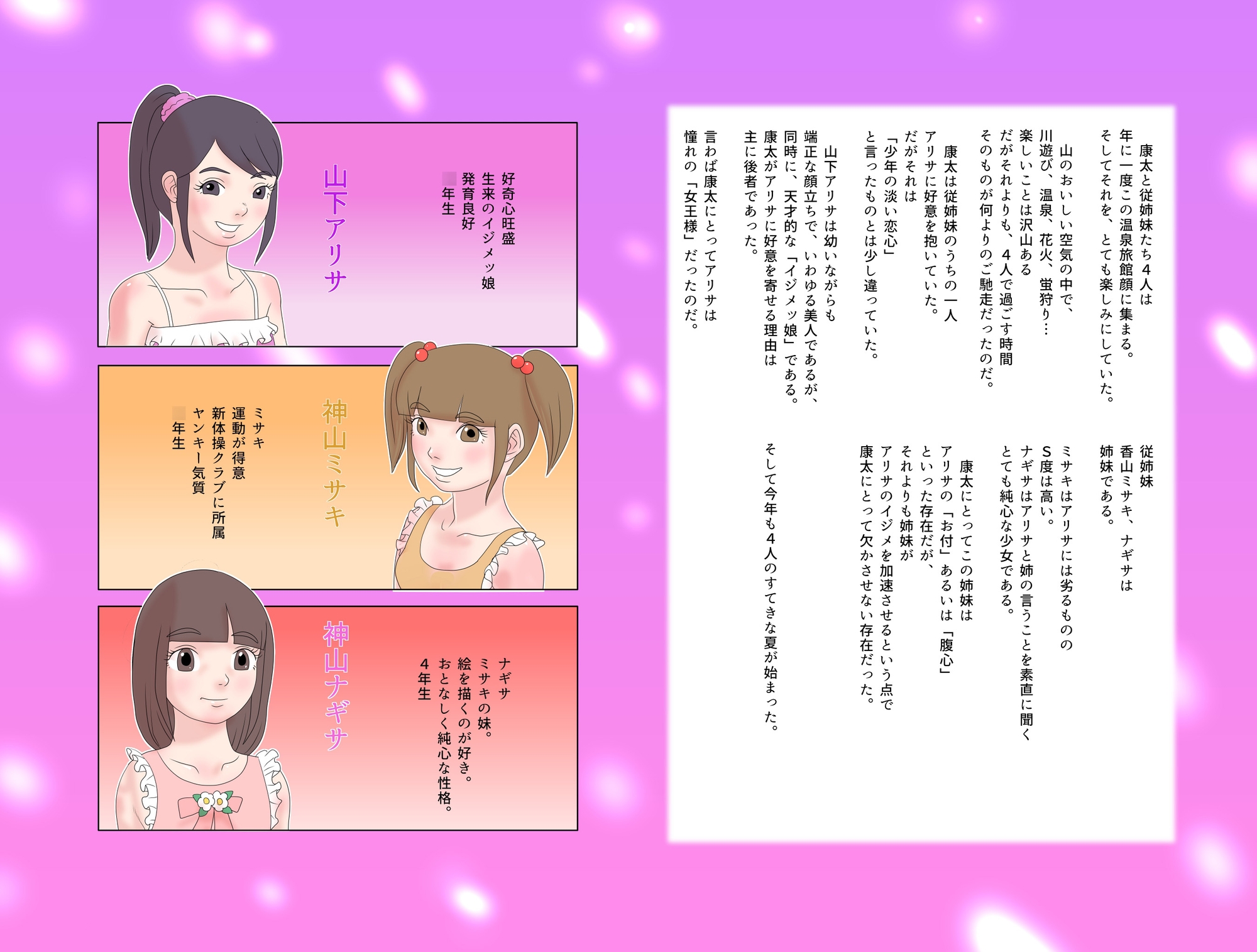 夏休みは従姉妹と…