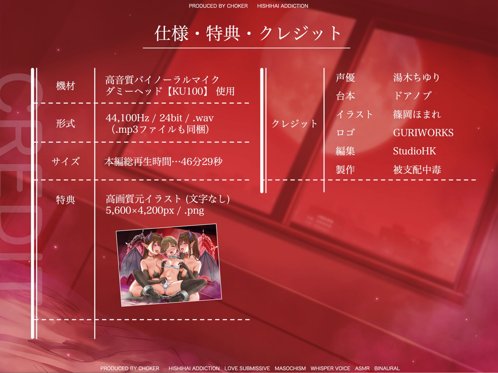 高濃度マゾホルモン調教…妖艶なサキュバスの唾液に脳味噌を犯されたらもう元には戻れない【強○マゾ化】