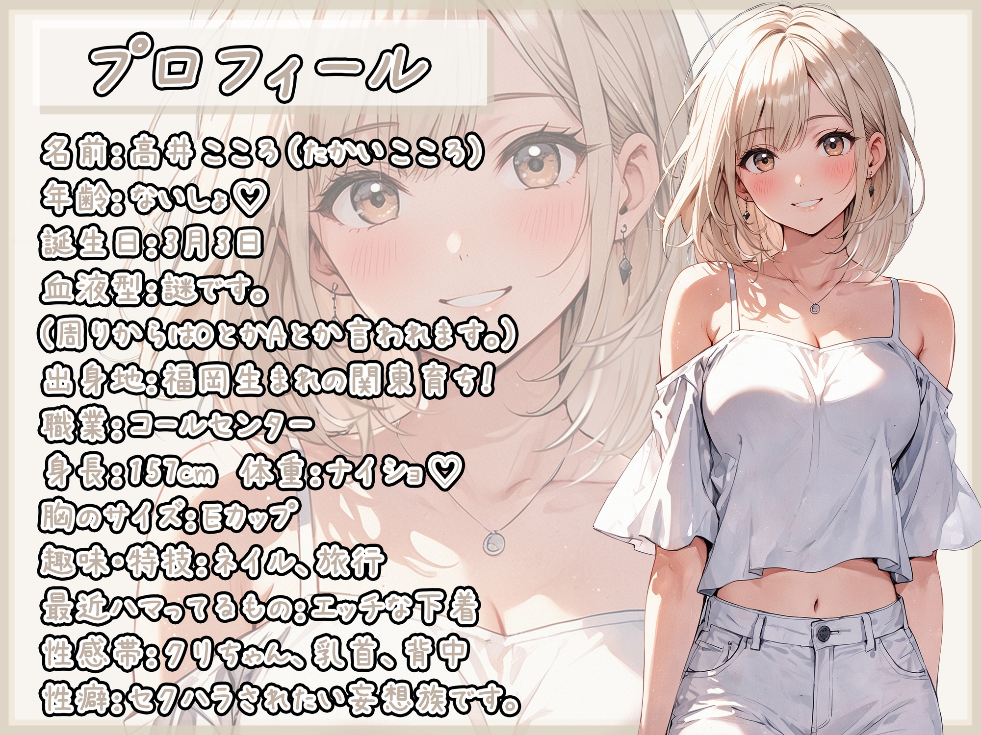 【オナサポ】セクシーボイスの同人声優高井こころ「言葉責めをしながらフェラ」【高井こころ】