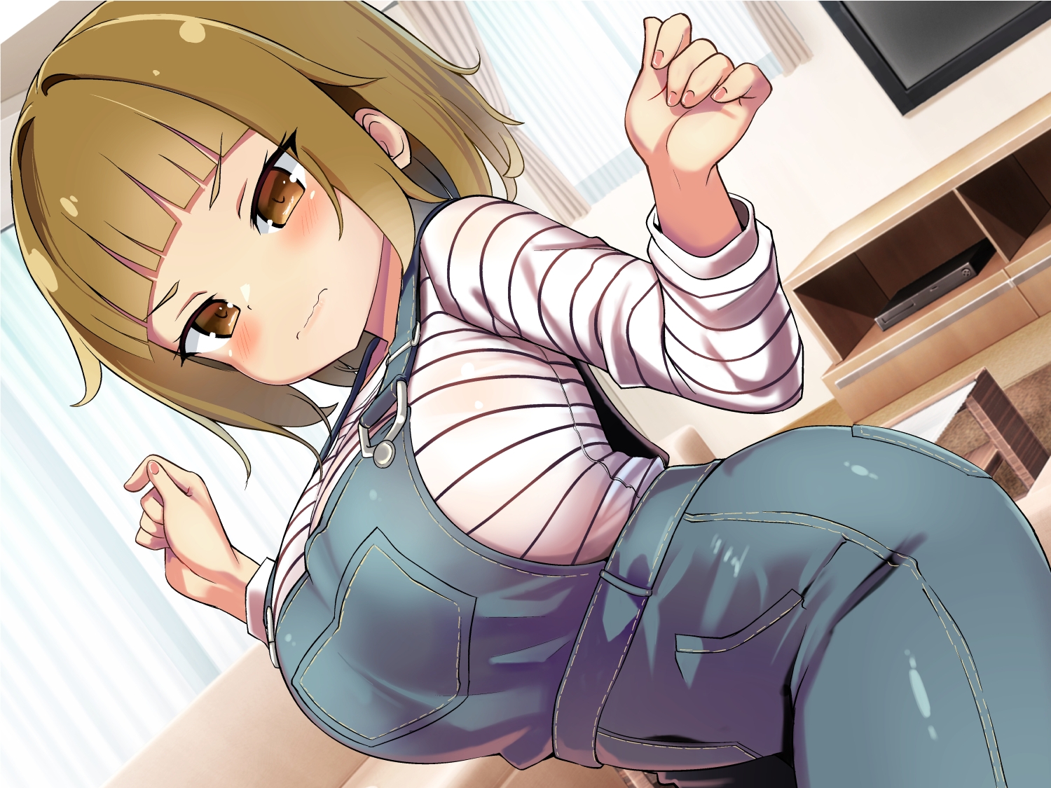 妹の友達のたわわメ○ガキの男の人って苦手です…耳ほじりで俺は敗ける。