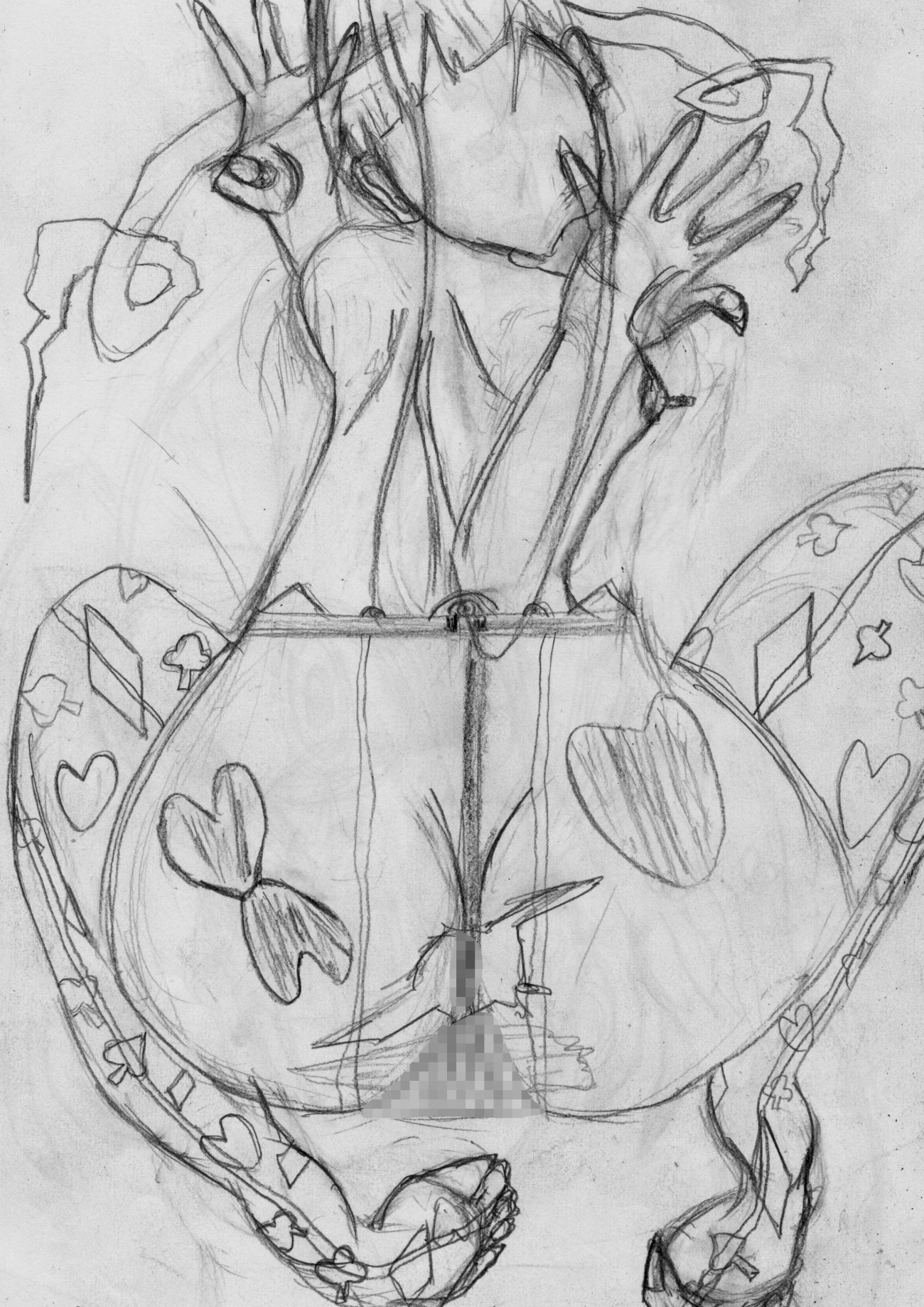 黒よりも黒いエロティックホラー黒戯絵集「マネキンポーズ7」