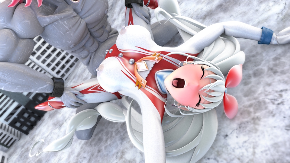 光の女神メロディナVSユニコーン星人その2