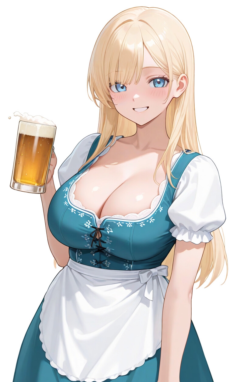 【1時間20分】高身長爆乳ドイツ娘と乳だしディアンドルで搾乳オクトーバーフェストを開催した話【おっぱい/外国人】