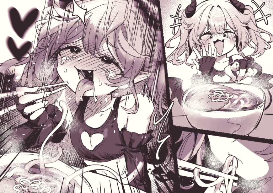 【CV:山田じぇみ子】メ○ガキ、うどんを食う。【「ザコの館」総DL1000本突破記念スピンオフ！】(※飯テロ注意！！)