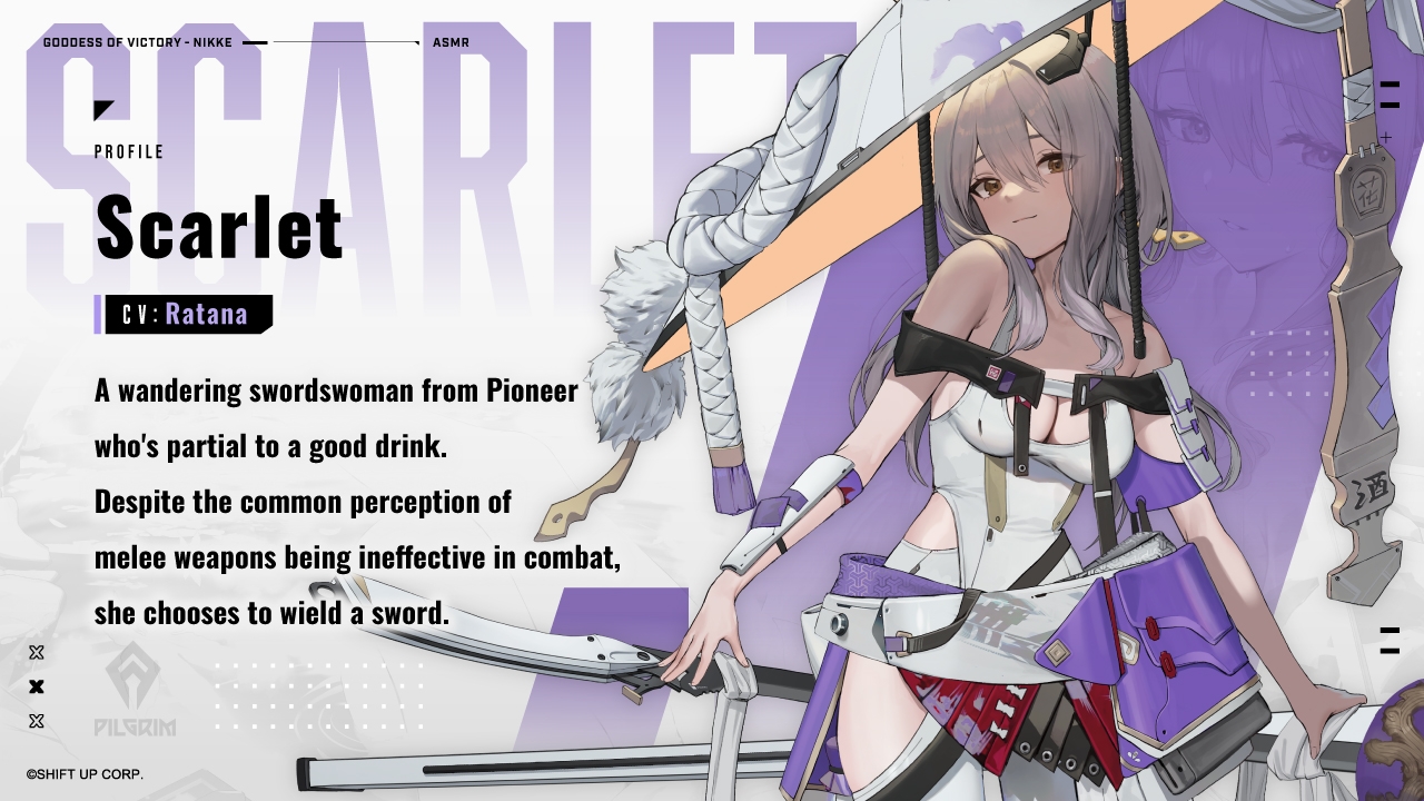 【Goddess of Victory: Nikke】ASMR - Amidst the Mud, a Scarlet Blossom【Scarlet】