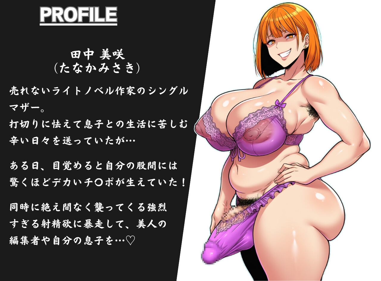 発情ふたなり熟女ママの孕ませメス堕ち肉オナホ計画