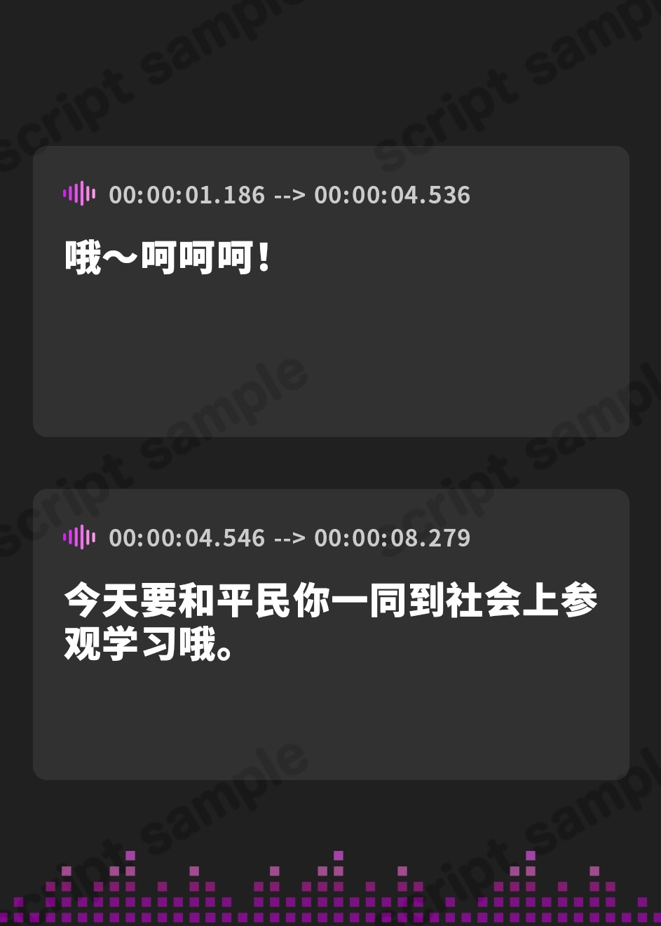 【簡体中文版】お嬢様なのにフードコートで悪戦苦闘しないボイス