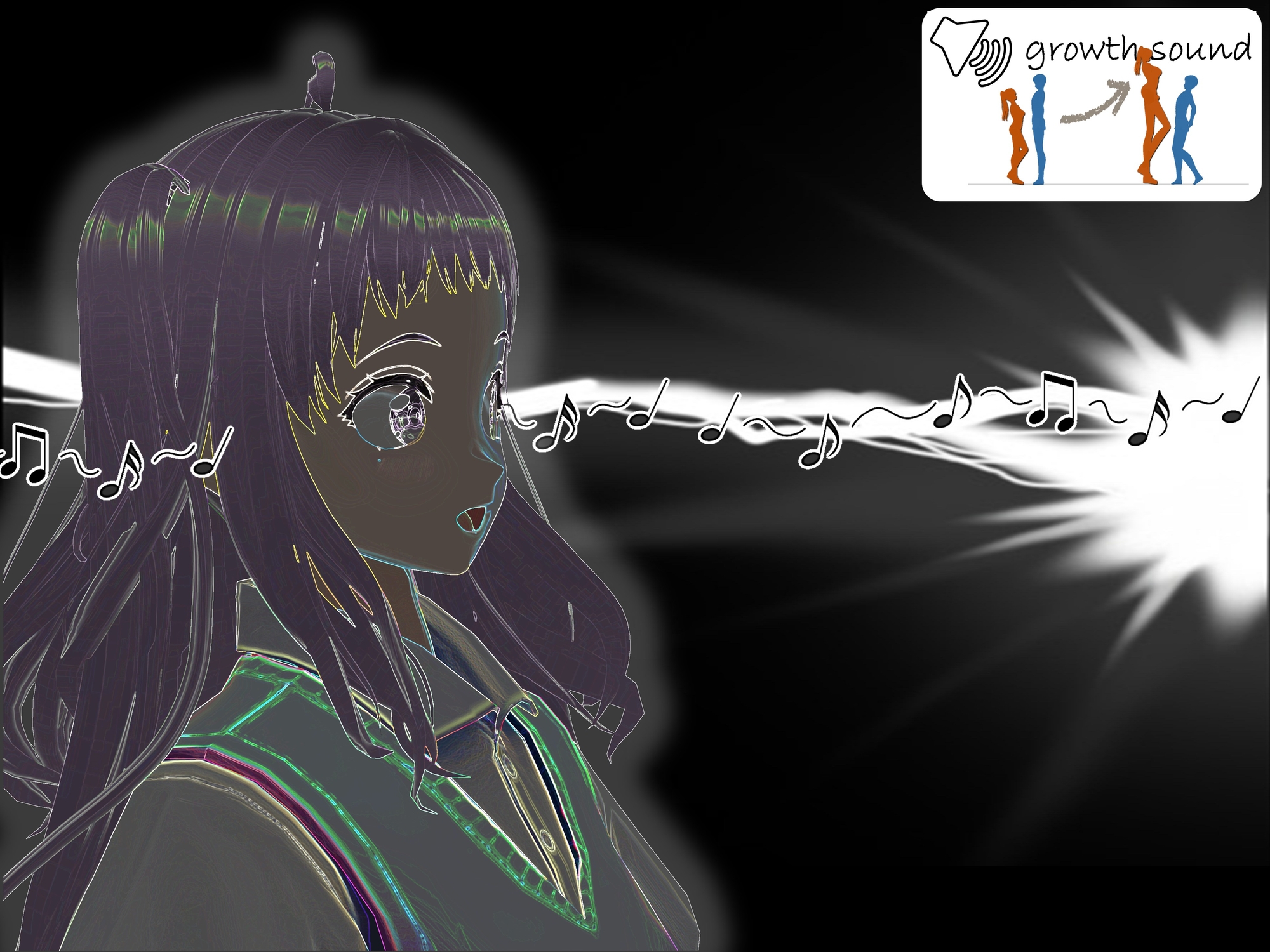 Outgrowing only girls, Overtake boys, Growth sound. Step Arc