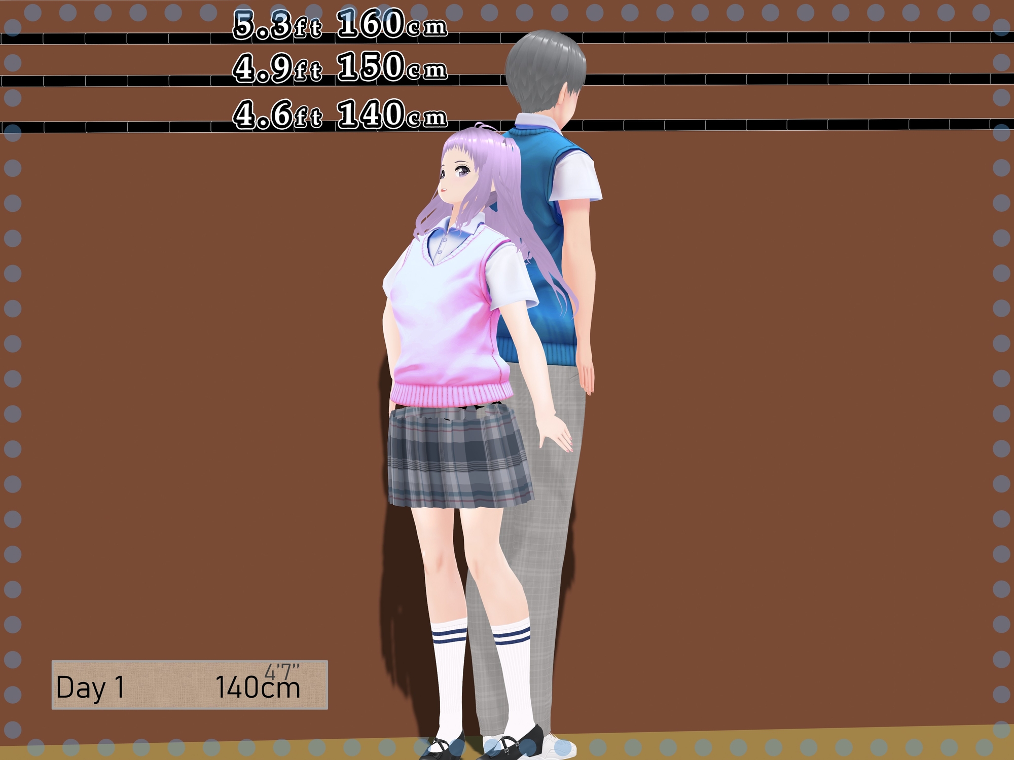 Outgrowing only girls, Overtake boys, Growth sound. Step Arc