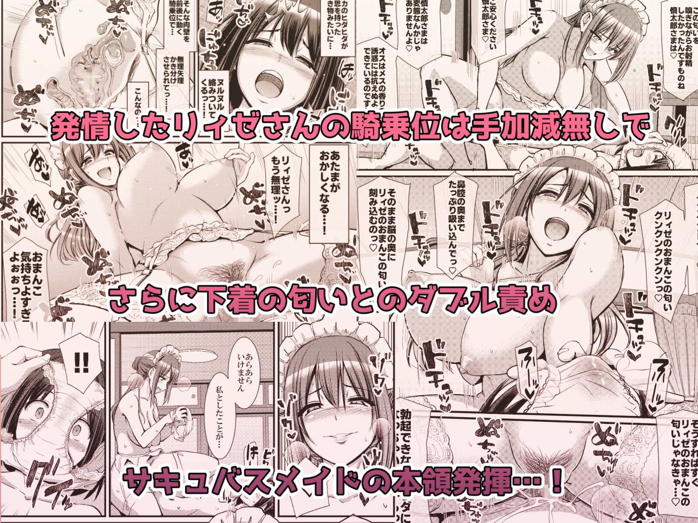 あまあまサキュバスメイドリィゼさん2