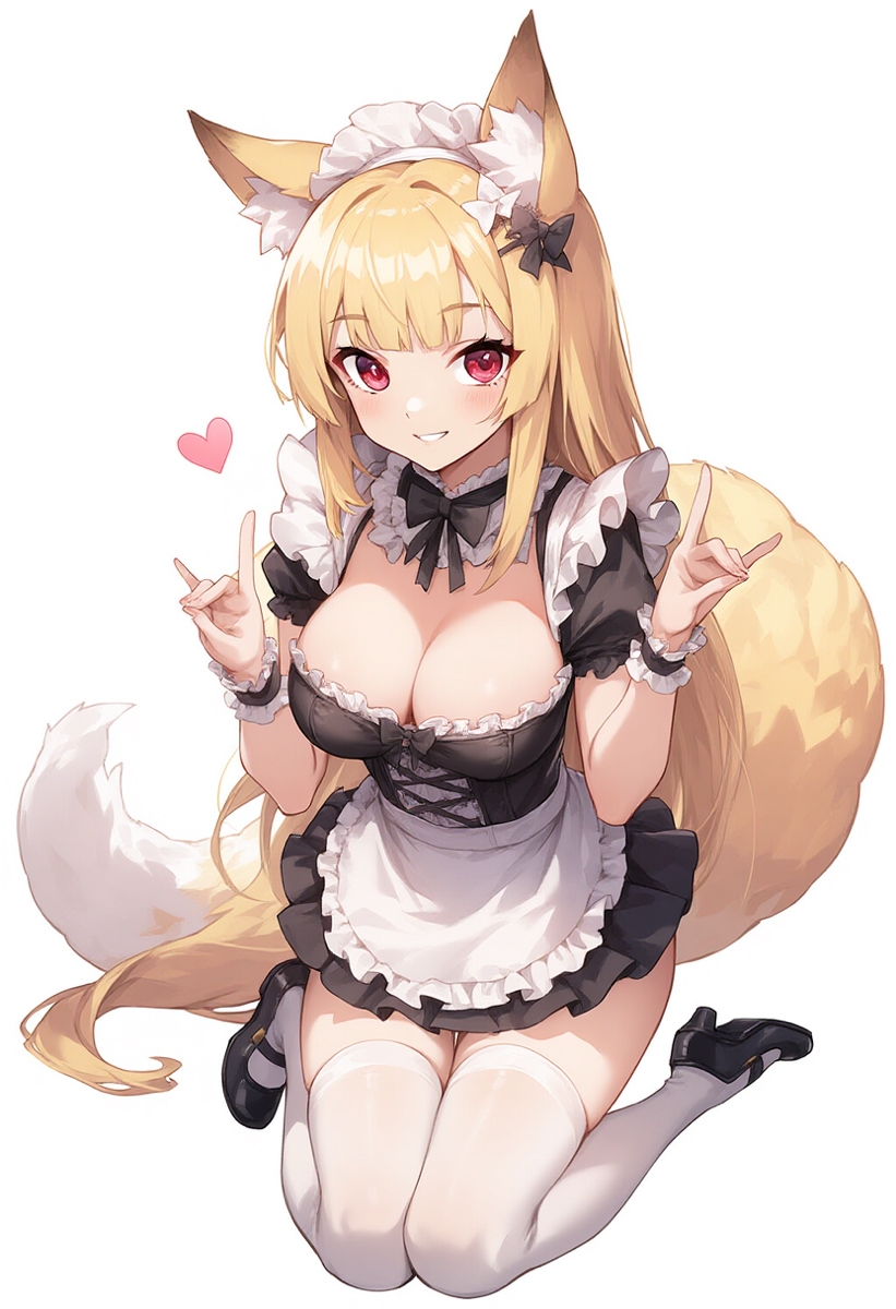 俺の事が好きすぎる〇リ狐耳メイドは親父の性処理係だったが俺の担当に！…凄いフェラテクに堕とされあまラブハメまくり