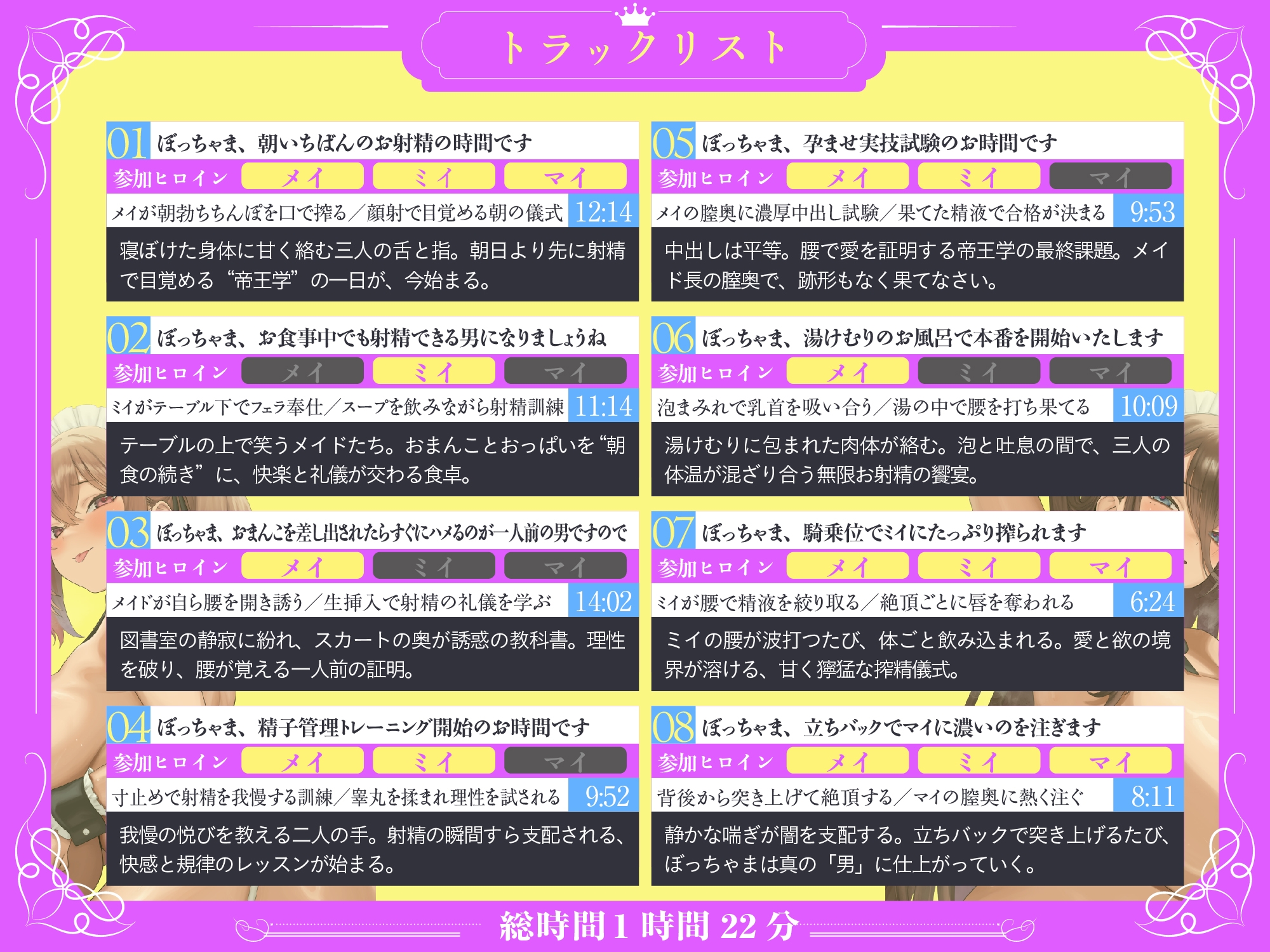【おねしょた】ぼっちゃま専属お姉ちゃんオナホメイド～タマタマ空っぽになるまで毎日中出し三昧の「孕ませ」帝王学～【射精管理】