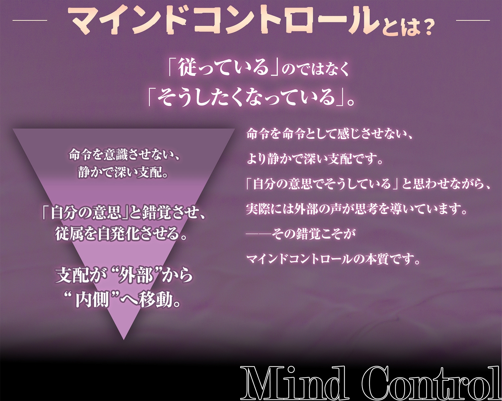 【イキ癖、脳侵食】快・楽・洗・脳～耳から犯され腰が勝手に動き出す『無抵抗射精実験』プログラム～