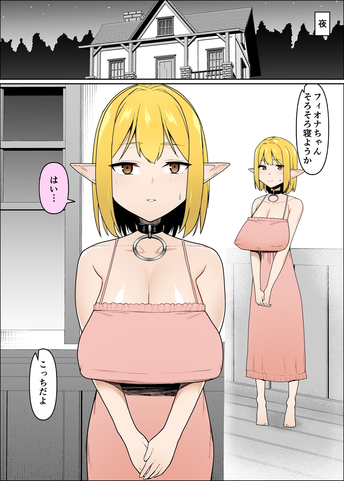 エルフのフィオナちゃんはおじさん達の従順な奴○