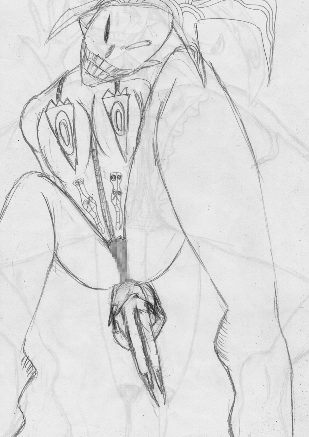 黒よりも黒いエロティックホラー黒戯絵集「マネキンポーズ9」