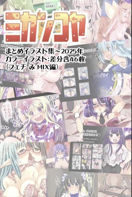 ミカンコヤ まとめイラスト集～2025 フェチミミックス編
