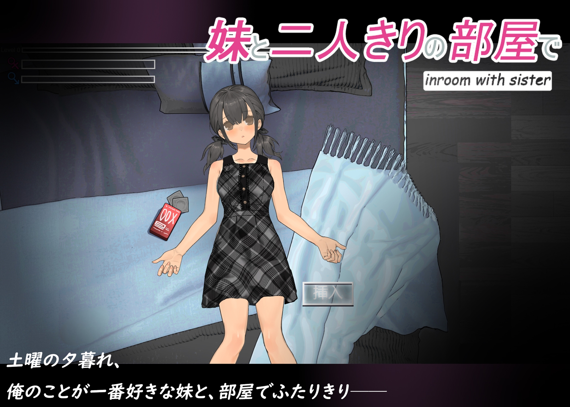 妹と二人きりの部屋で