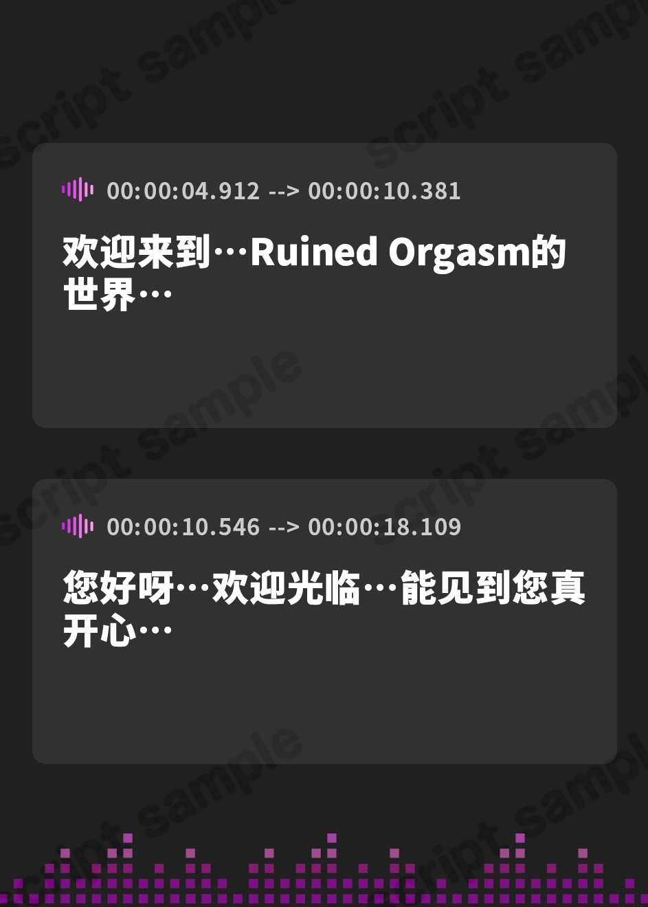 【簡体中文版】【台無し射精】ルインドオーガズム∞～イク直前のやみつきの快感をいつまでも、ずっと～