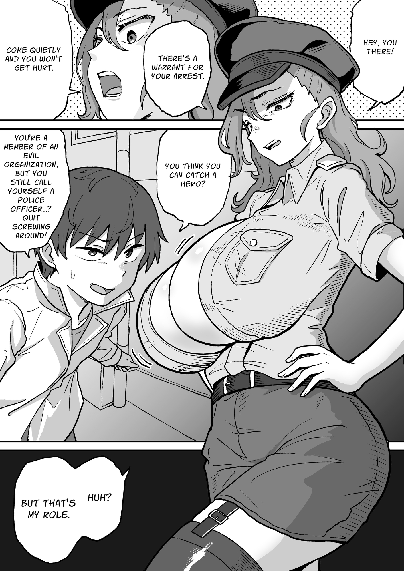 【英語版】悪の組織の幹部ブラック・ポリス