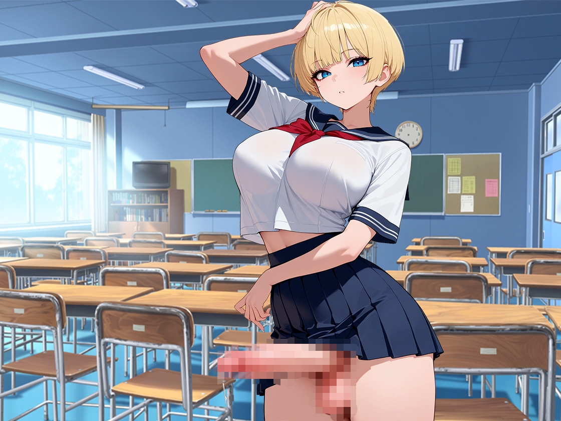 ふたなり僕っ娘巨乳美人先輩は！ヤリチンでヤリマン！彼女の目前逆フェラ彼女も俺も寝取られ連結3pスワップ