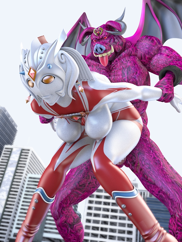 ブレイブママンVSインキュバス星人その2