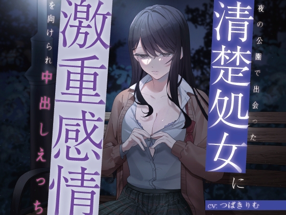 夜の公園で出会った清楚処女に激重感情を向けられ中出しえっち