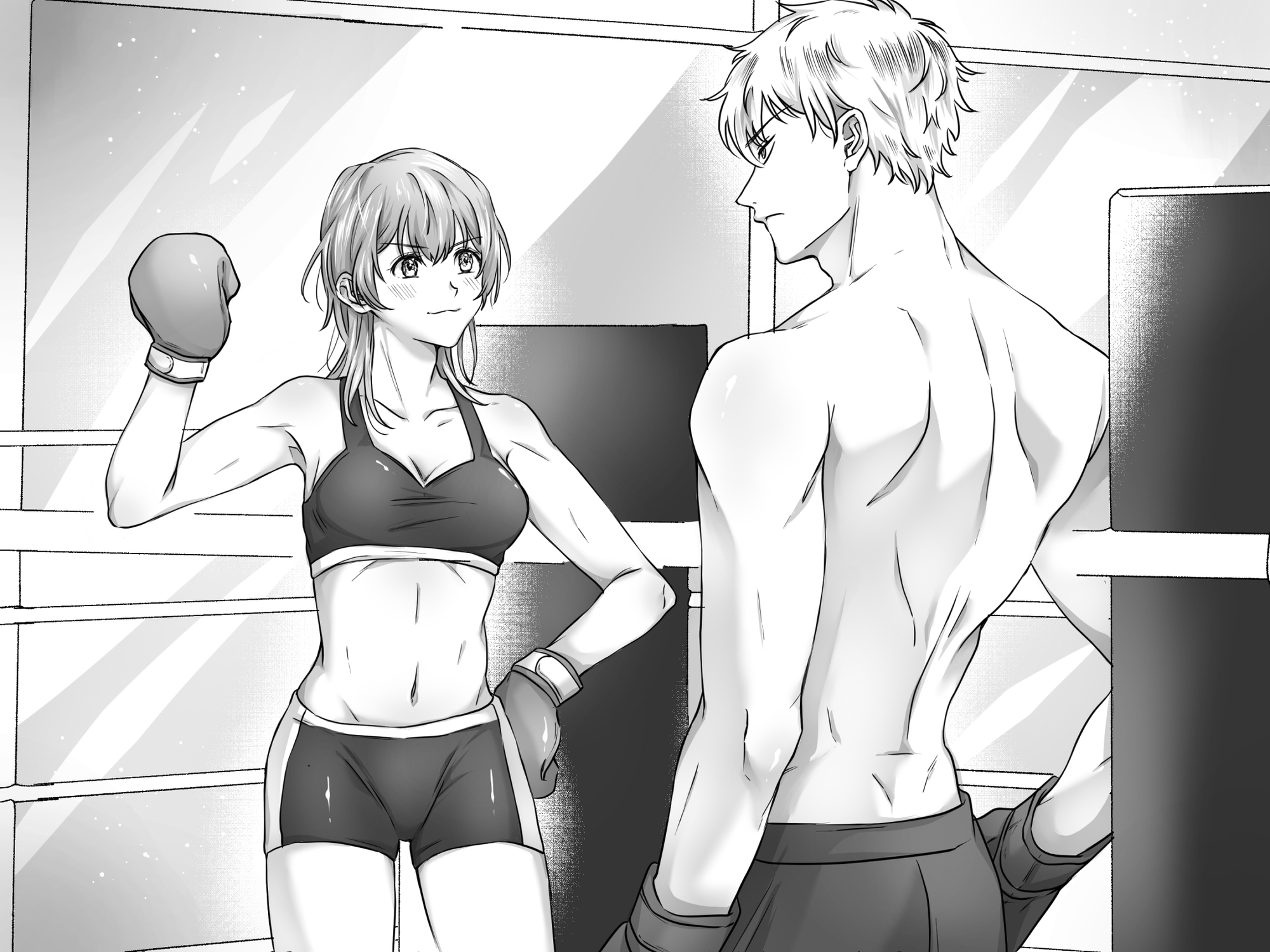 大嫌いな幼馴染にKO負けする男子プロボクサー