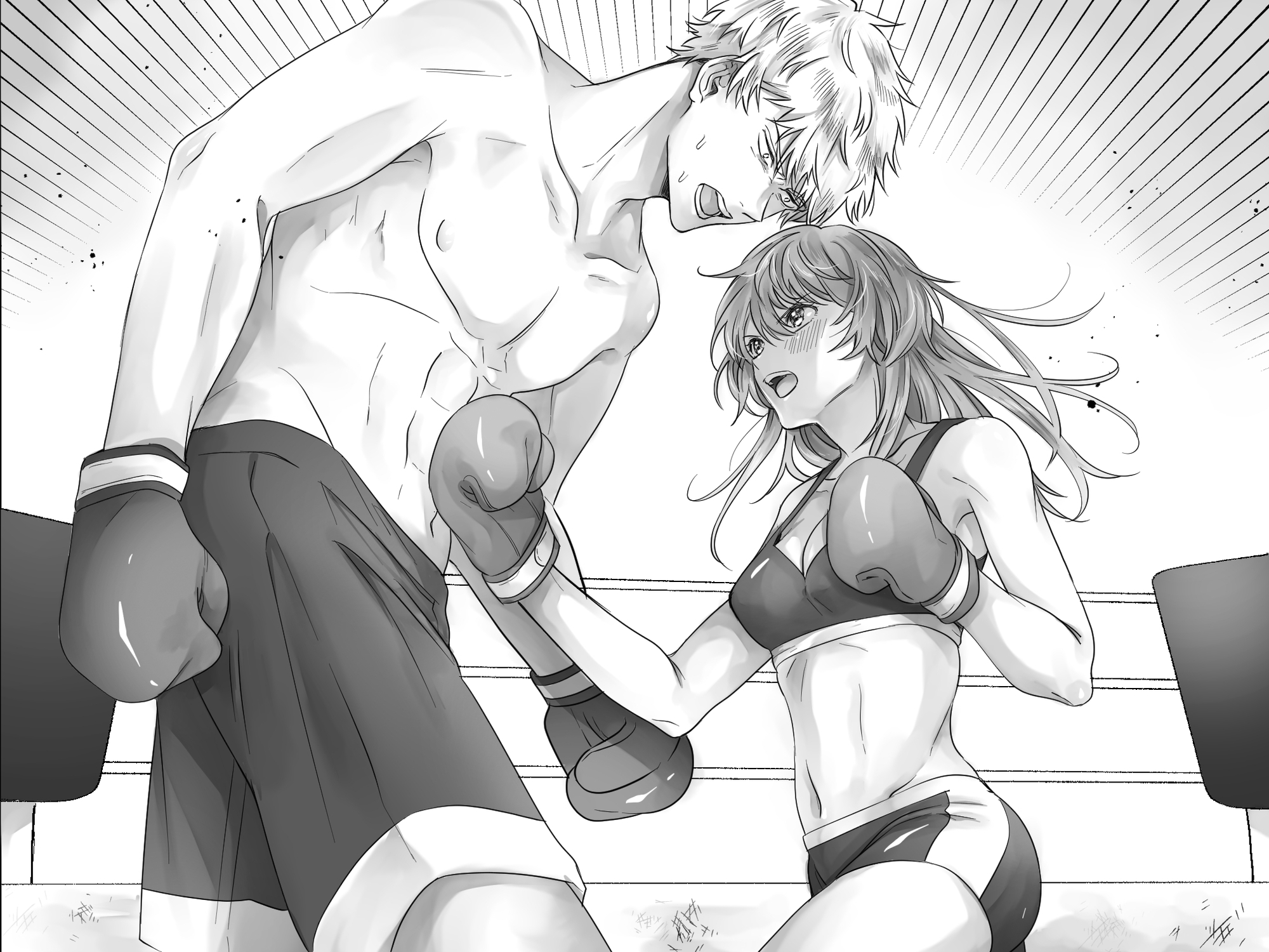 大嫌いな幼馴染にKO負けする男子プロボクサー