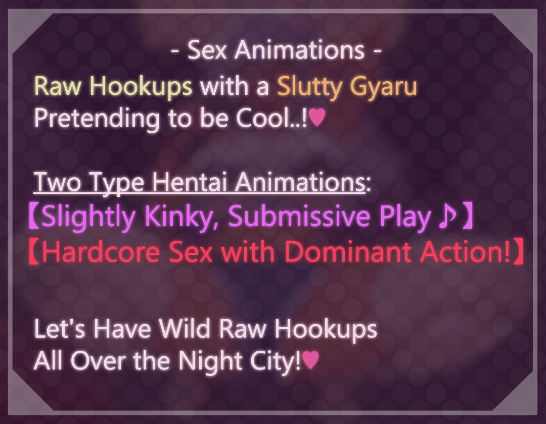 [ENG ver.]Hame-Katsu! Scoring Busty Tanned Gyaru with Raw Hookups App! Pixel-Sex Life Sim!