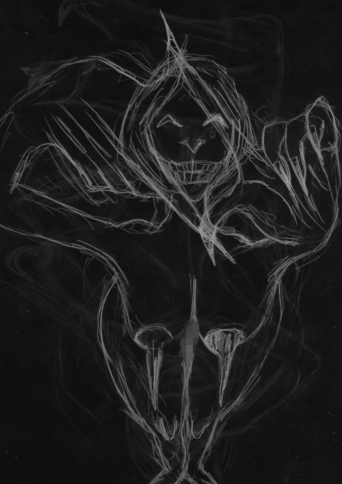 黒よりも黒いエロティックホラー黒戯絵集「マネキンポーズ10」