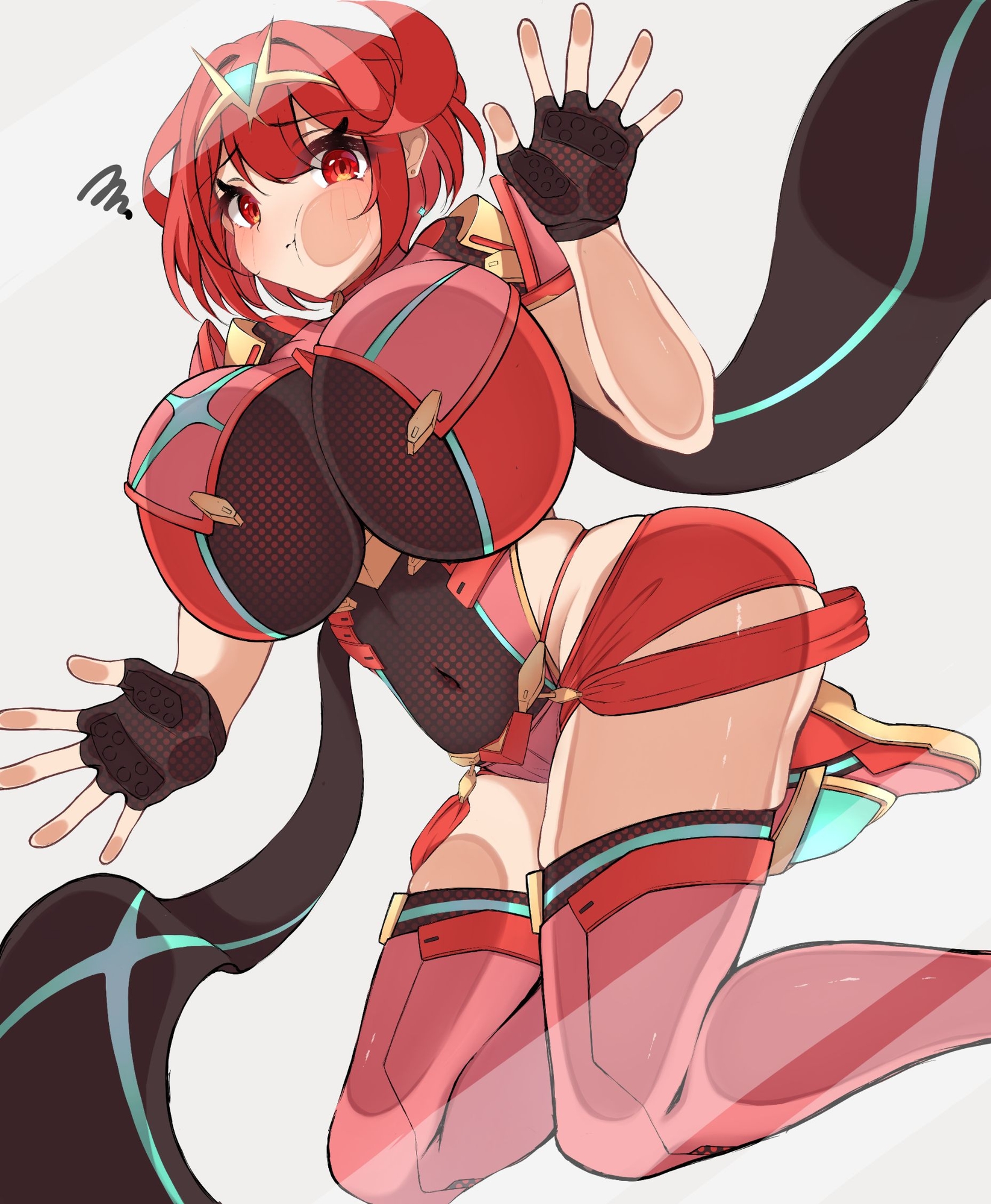 張り付きやられで好き勝手されちゃうホムラちゃん