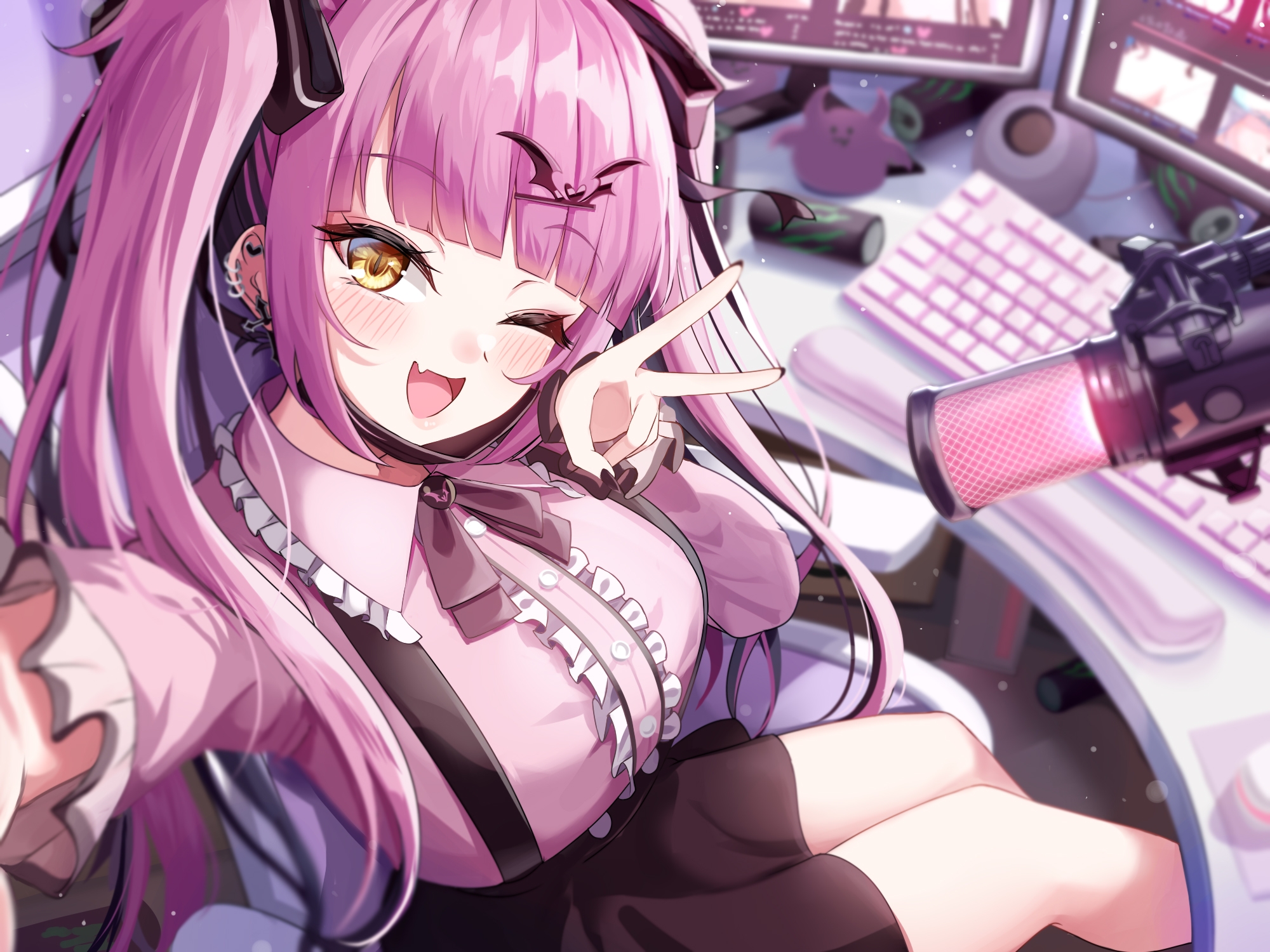 【ド変態配信者の中出し配信】100万人耐久で彼氏バレ【CV:乙倉ゅい】