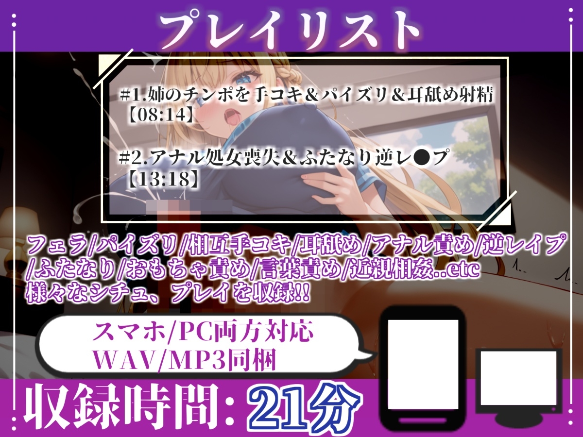 姉の命令は絶対服従~朝起きたら巨大なふたなりち●ぽが生えていたドSな好色姉の性処理係に任命された僕 アナル処女喪失逆レ●プ性活。
