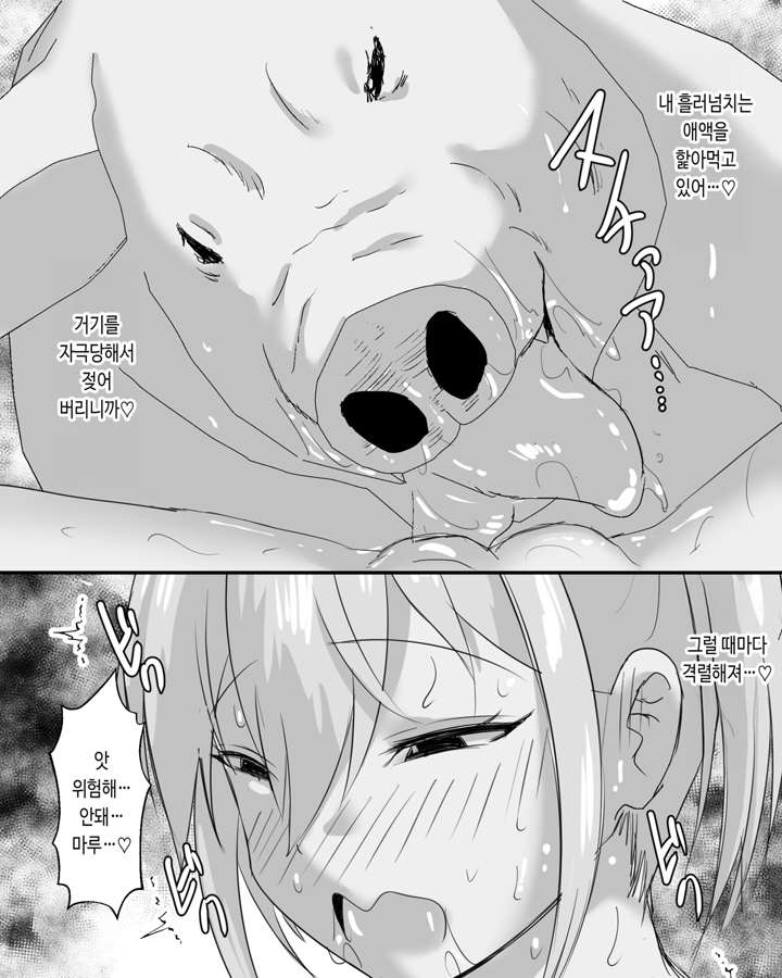 【韓国語版】育てた豚とエッチするお姫様