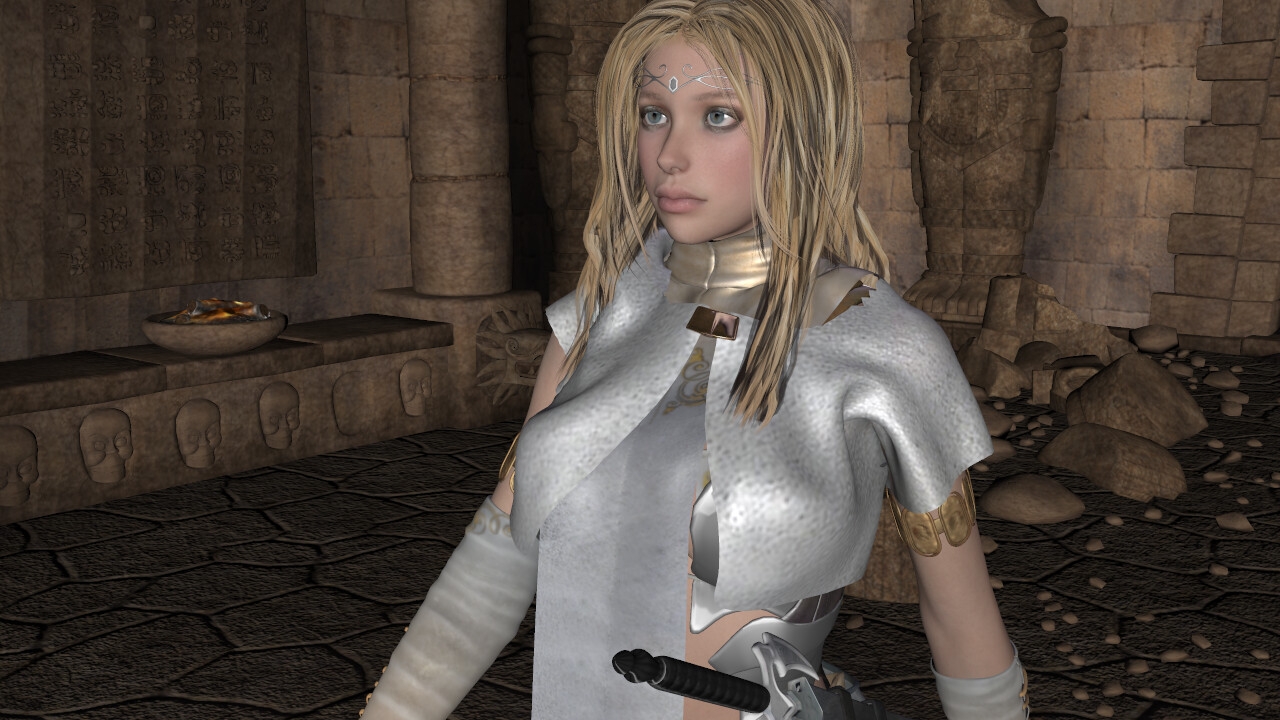 最強の魔法剣士シルビア 罠にはまって拘束される