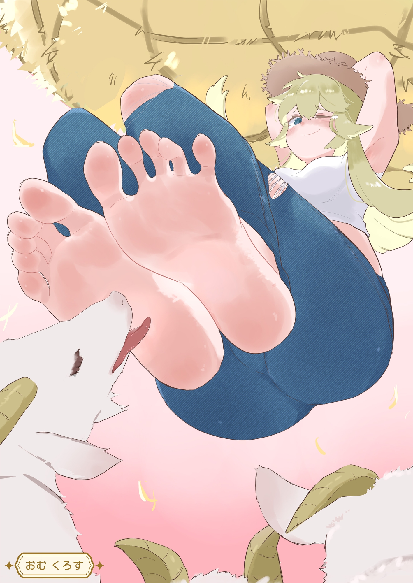 MAO的挠痒合同志:山羊刑篇2 美少女们被山羊舔舐怕痒的脚底这件事