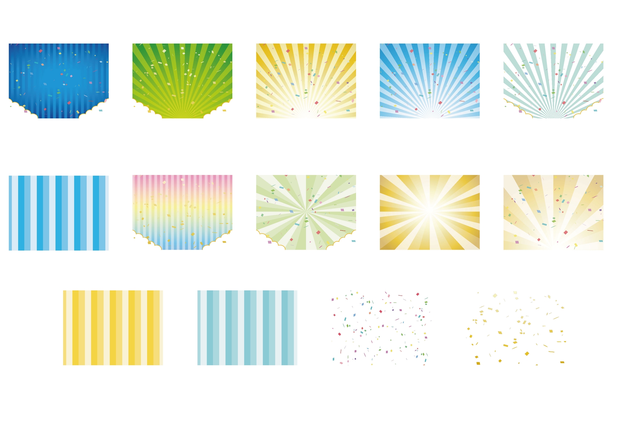 背景イラスト105点 パート2 JPEG・PNGデータ