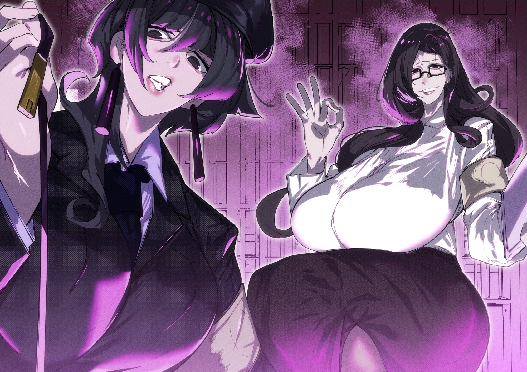 乳首マゾ収容所～昼のツンツン担当官と夜の甘々看守長～