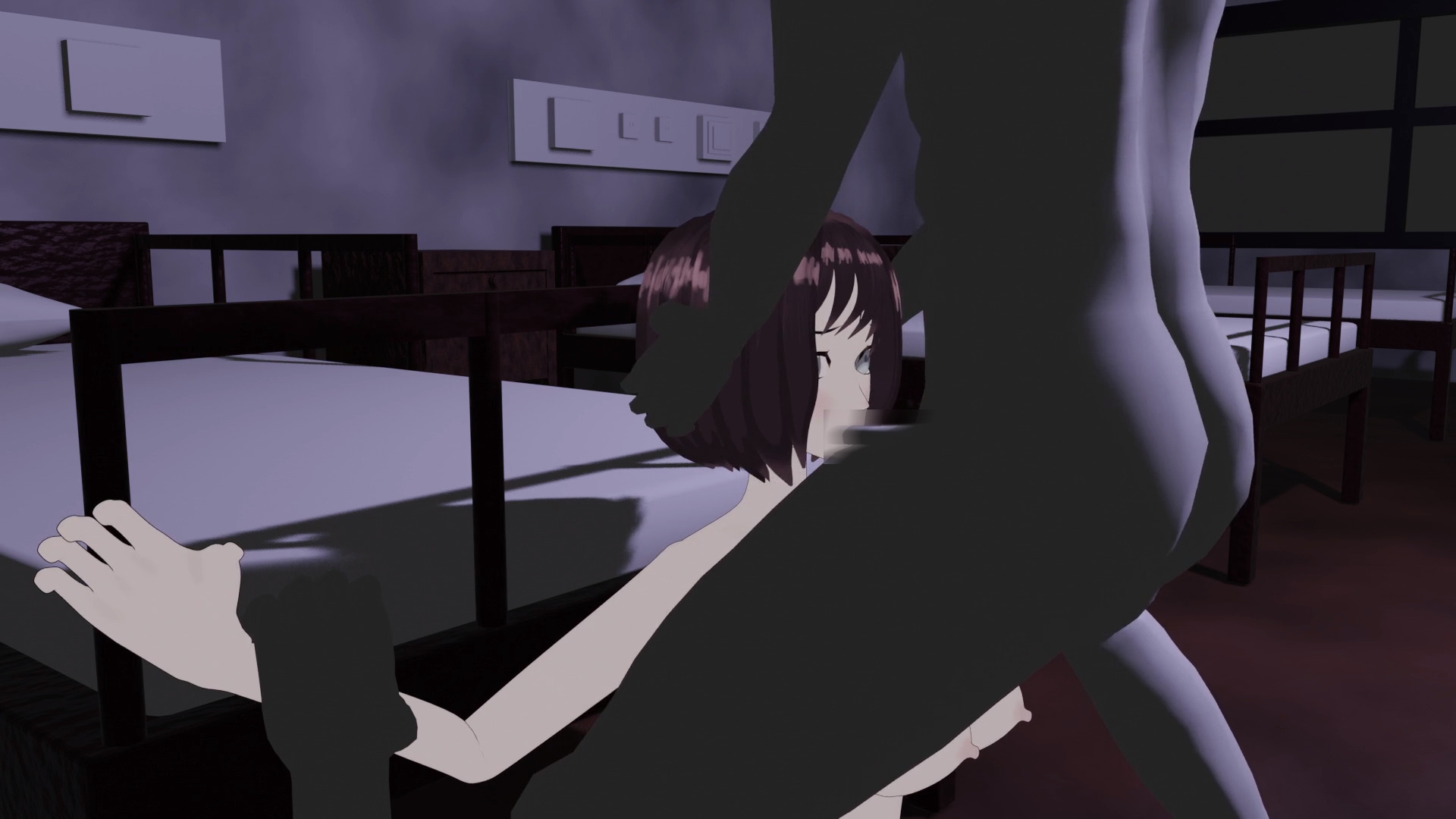 廃病院の霊に狙われた女子大生。逃げられない絶頂地獄