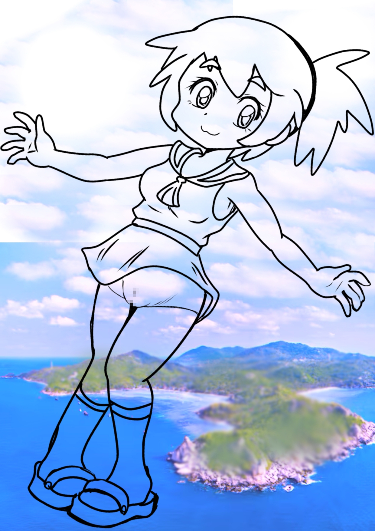 〜島の少女スイレン〜2025冬編〜デカチン先生がやって来た〜この島では、みんななかよし♪オホ声交尾が日常で♪自然の中で自然に交尾して自宅出産する〜人間の原風景の島♪